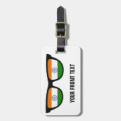 aangepast bagagelabel voor Indiase schaduwen (Voorkant verticaal)