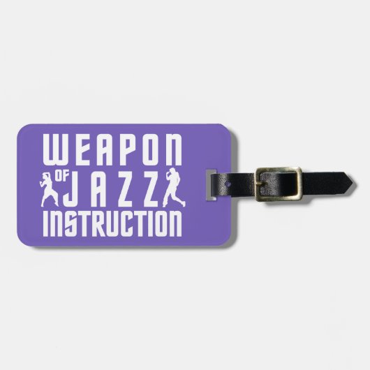 Aangepast bagagelabel voor Jazz-instructie (Voorkant horizontaal)