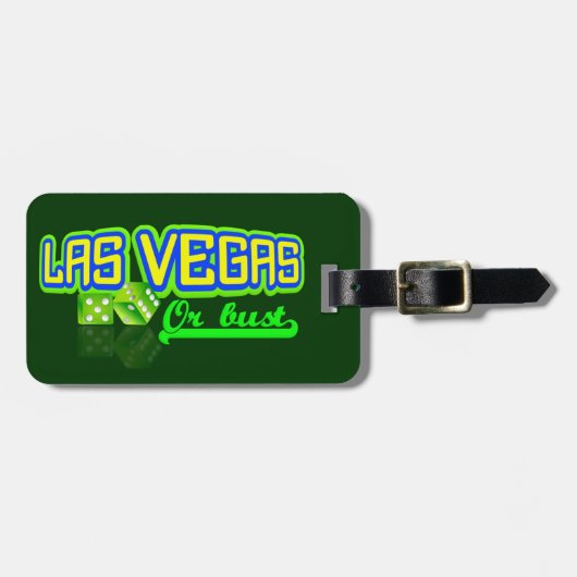 Aangepast bagagelabel voor Las Vegas (Voorkant horizontaal)