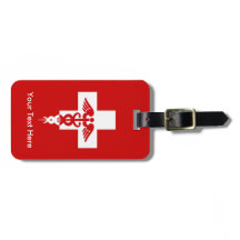 Aangepast bagagelabel voor medische professionals