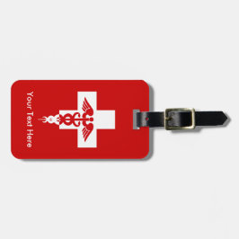 Aangepast bagagelabel voor medische professionals