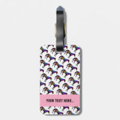 Aangepast Bagagelabel voor racepaarden (Achterkant verticaal)