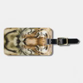 Aangepast bagagelabel voor Tiger close-up (Voorkant horizontaal)