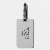 Aangepast Bagagelabel voor tribaal oog (Achterkant verticaal)