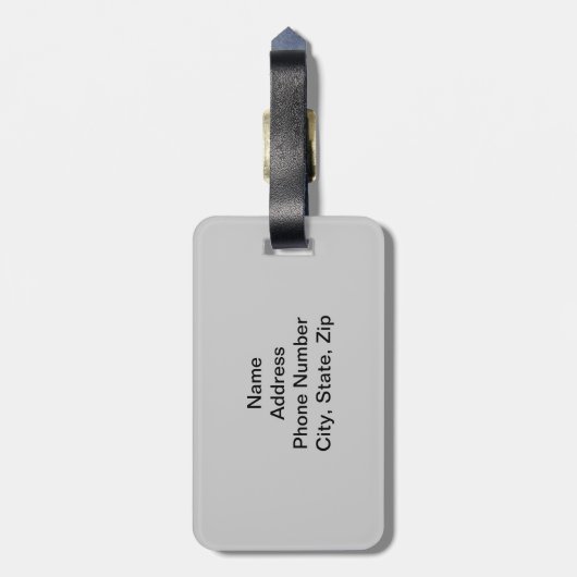 Aangepast Bagagelabel voor tribaal oog (Achterkant verticaal)