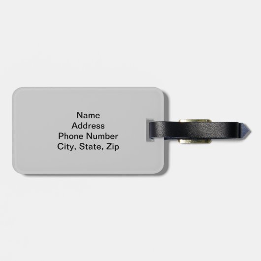 Aangepast Bagagelabel voor tribaal oog (Achterkant horizontaal)