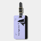 Aangepast Bagagelabel voor zeilboot (Voorkant verticaal)