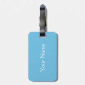 Aangepast Bagagelabel voor zwemmen (Achterkant verticaal)