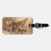 Aangepast Bagagelabel Wolven (Voorkant horizontaal)