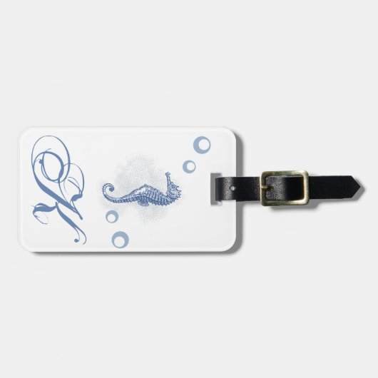 Aangepast Bagagelabel zeestrand (Voorkant horizontaal)