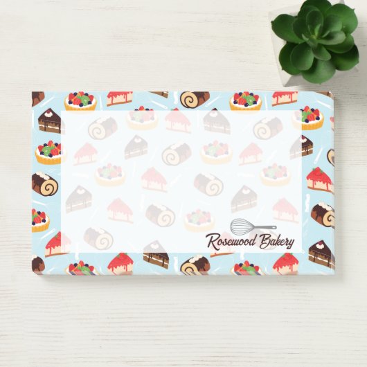 Aangepast Bakkerij Dessert Design Post-it® Notes (Kantoor)