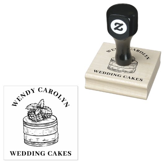 Aangepast bakkerijlogo rubberstempel (Gestempeld)