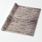 Aangepast bakstenen muur inpakpapier (Uitgerold)