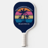 Aangepast balkhuis voor tropisch strand pickleball paddle (Achterkant)