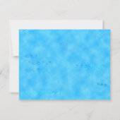 Aangepast balkpatroon en poolhuls notitiekaartje (Achterkant)