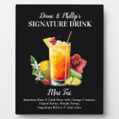 Aangepast Barbord Mai Tai Drank Fotoplaat (Voorkant)