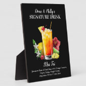 Aangepast Barbord Mai Tai Drank Fotoplaat (Zijkant)
