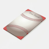 aangepast baseball-artikel dat het aanwijst als pe post-it® notes (Schuin)