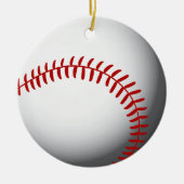 Aangepast Baseball Keramisch Ornament (Voorkant)