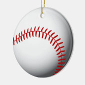Aangepast Baseball Keramisch Ornament (Links)