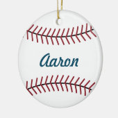 Aangepast Baseball-Ornament Keramisch Ornament (Links)