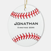Aangepast Baseball Softball-Ornament Keramisch Ornament (Links)