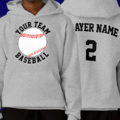 Aangepast Baseball-team, Player-naam en nummerpoor
