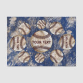 Aangepast  basishonkbalpapier tissuepapier (Voorkant)