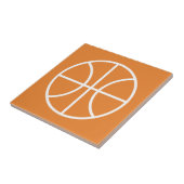 Aangepast basketbal logo tegeltje (Zijkant)