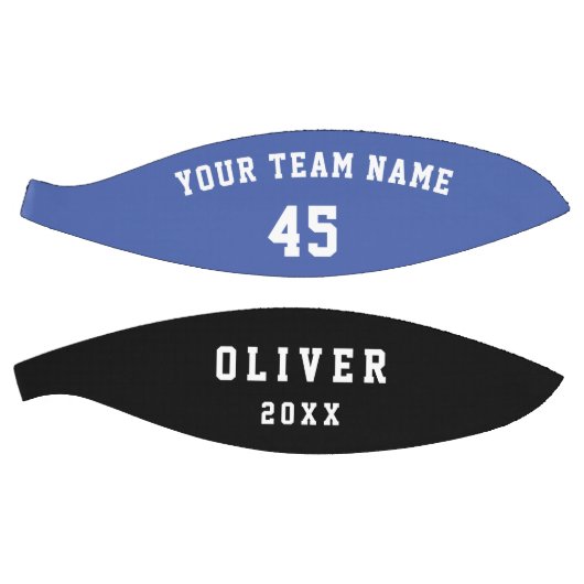 Aangepast Basketball Blue Player Team Name Number Basketbal (Panelen)