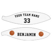 Aangepast Basketball met Kinder naamnummer Basketbal (Panelen)