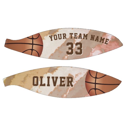 Aangepast Basketball Player Name Team Basketbal (Panelen)