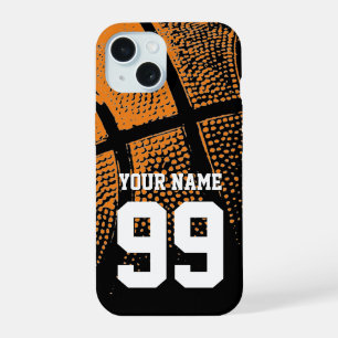 Aangepast basketbalshirt nummer cool Case-Mate iPhone 15 Case