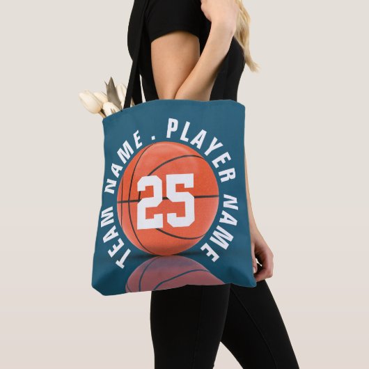 Aangepast Basketbalteam Tote Bag (Dichtbij)