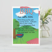 Aangepast BBQ op maat Kaart (Staand voorkant)