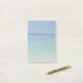 Aangepast  Beach gelijnd Post-it® Notes (Op bureau)