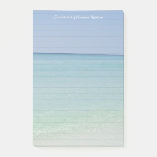 Aangepast  Beach gelijnd Post-it® Notes (Voorkant)