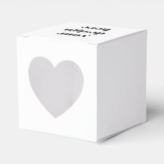 Aangepast Bedankdoosjes (Voorkant Zijde)