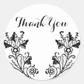 Aangepast bedankt Daisy Art Sticker (Voorkant)