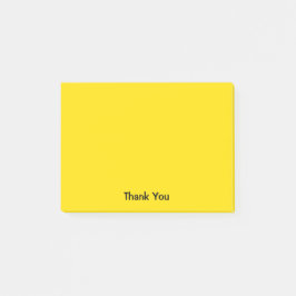 Aangepast bedankt | Geel Post-it® Notes