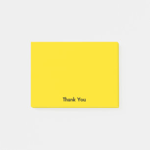 Aangepast bedankt   Geel Post-it® Notes