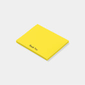 Aangepast bedankt | Geel Post-it® Notes (Schuin)