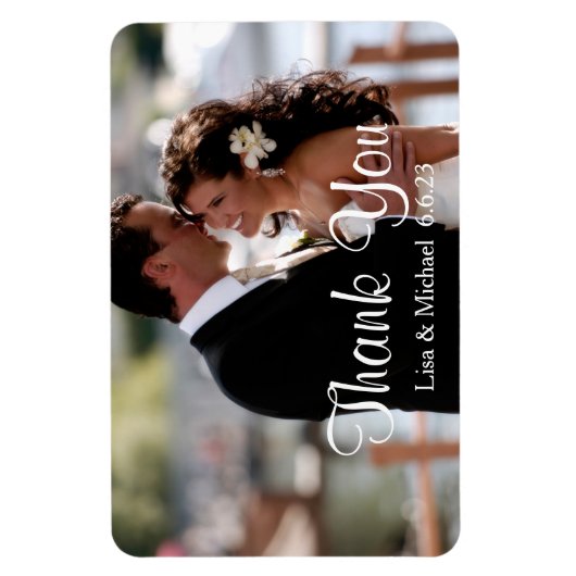 Aangepast bedankt Magnet Magneet (Verticaal)