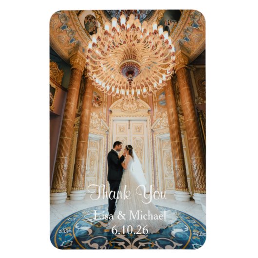 Aangepast bedankt Magnet Magneet (Verticaal)