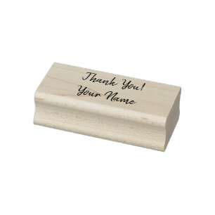 Aangepast bedankt! stamp rubberstempel