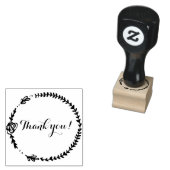 Aangepast "Bedankt!" Stamp Rubberstempel (Gestempeld)
