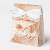 Aangepast Bedankt voor het cadeau voor je bruiloft Bedankdoosjes (Voorkant Zijde)