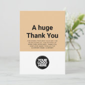 Aangepast Bedankt voor je persoonlijke waardering Kaart (Staand voorkant)