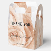 Aangepast Bedankt voor waterverf rozen huwelijksca Bedankdoosjes (Geopend)