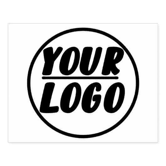 Aangepast Bedrijf Bedrijf Logo Grote Kantoorruimte Rubberstempel (Afrduk)